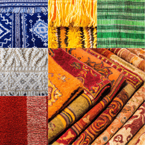 colorful rugs, colorful decor, colorful design