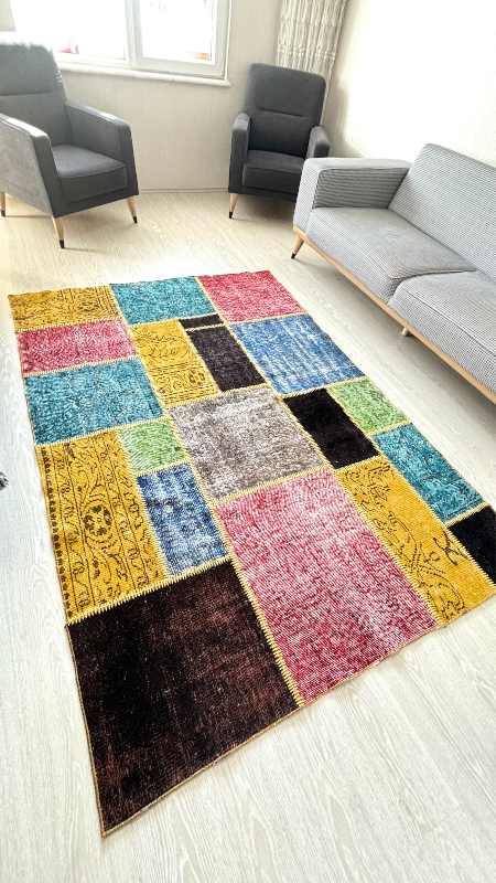 patchwork rug, area rug, interior design, interior decor, handmade rug